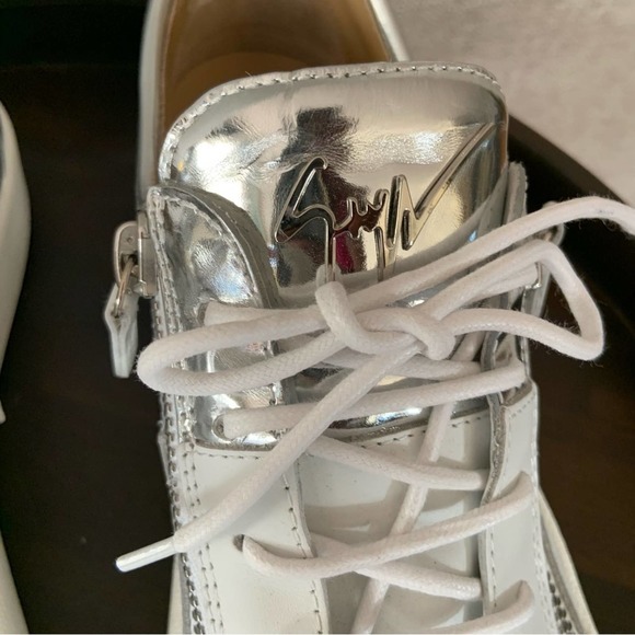 Giueseppe Zanotti Double Zip Sneaker Size 43 IT/ 10 US - Picture 7 of 15
